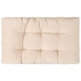 thumbnail image 3 of vidaXL Pallet Cushions 3 pcs Sand Fabric, 3 of 6