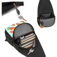 thumbnail image 6 of Disketp Sling Backpack,Multipurpose Crossbody Shoulder Bag Travel Hiking Daypack-Cartoon Carrot, 6 of 6