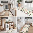 thumbnail image 5 of Beige Christmas Santa Pattern Kitchen Rugs Sets Of 3,Kitchen Runner Rugs Non Skid Washable,Decorative Kitchen Floor Mats for Kitchen,Sink,Laundry,17"x30"+ 17"x47" + 17"x59", 5 of 6