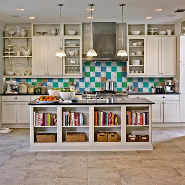9 Colores Disponibles, s de de Pared Mosaico, de Pared con Línea de cinturo, Decoración de para hogar 01 Colco Mosaico de azulejos de pared pegatinas