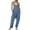 103-Navy, variant on HSHMT Jumpsuits for Women Women's Casual Sleeveless Jumpsuits V Neck Spaghetti Strap Overalls Long Pants Romper With Two Pockets