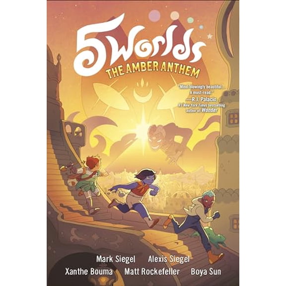 Pre-Owned 5 Worlds Book 4: The Amber Anthem: (A Graphic Novel) (Hardcover) 0593120558 9780593120552