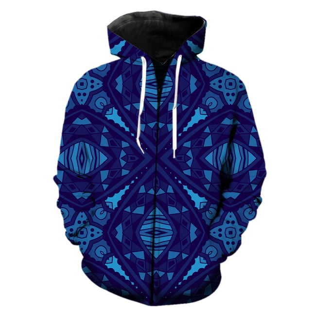 Sudadera con capucha estilo nacional retro para hombre, estilo hip hop, con cremallera, estampado 3D, unisex, divertida y de gran tamaño, con capucha.