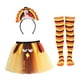 thumbnail image 4 of Conjunto de disfraz de pavo de Acción de , novedoso, falda tutú, calcetines, diadema para espectáculo en, 4 of 8