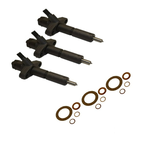 Qty 3: Fuel Injector with Seals Kit Fits Ford/New Holland Replaces 1806277