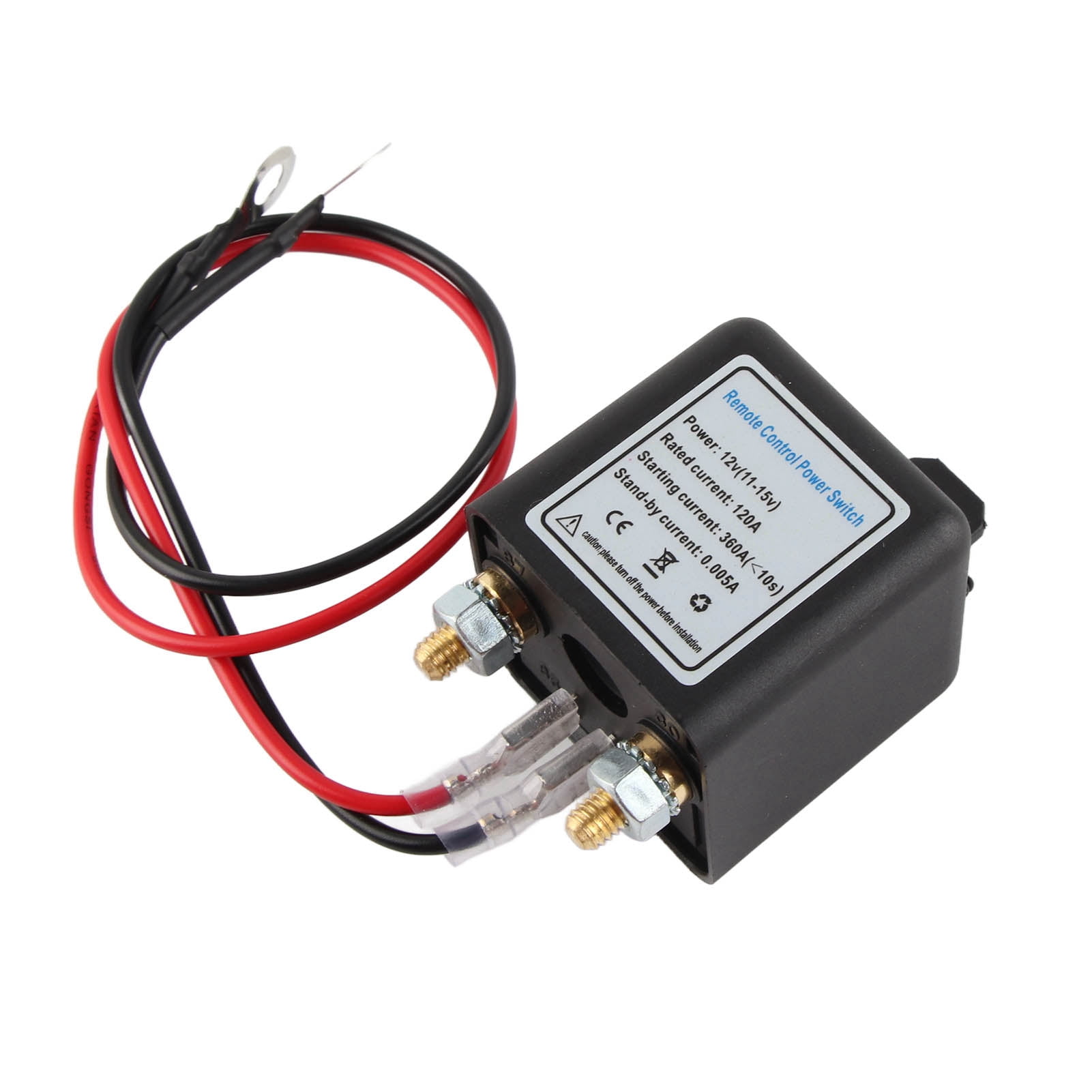 Car Car Battery Disconnect Switch Power Cut Off Kill Switch With Remote Control Copper Terminal For Automotive