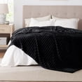 thumbnail image 2 of Manta Bedsure, forro polar de franela, color negro California, tamaño king, 2 of 8
