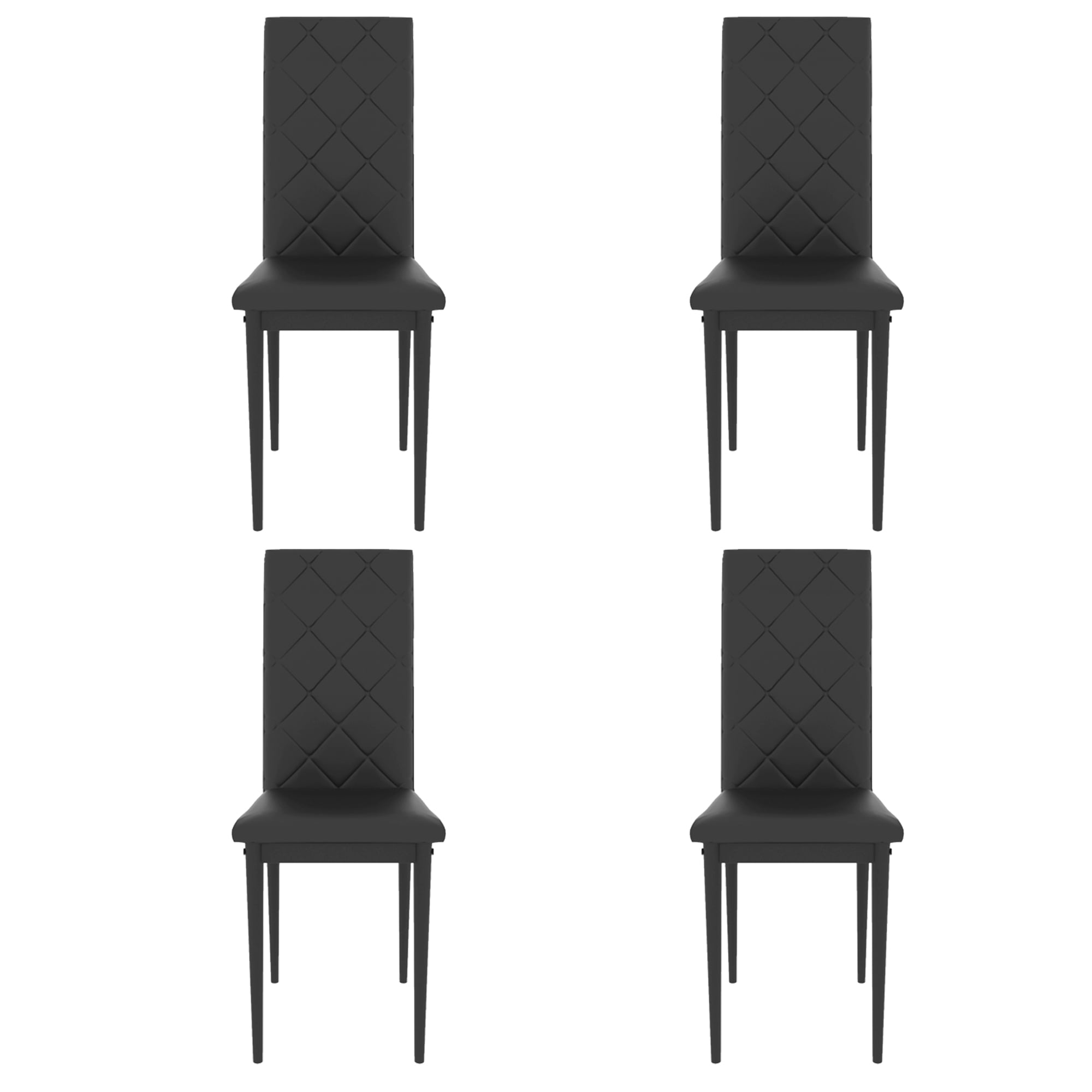 Mefine Dining Chairs Set of 4 Modern Leather Dining Room Chair with