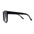 thumbnail image 6 of Child Girls Size Horn Rim Round Cat Eye Plastic Retro Fashion Sunglasses Black - Smoke, 6 of 7