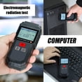 thumbnail image 2 of Portable Handheld Digital LCD Electromagnetic Radiation Tester Electric Field Magnetic Field Dosimeter Detector with Sound and Light Alarm, 2 of 8