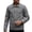 Gray, variant on MXALUOB Men's Work Jacket Solid Color Button Front Trucker Jackets with Zipper Pockets Long Sleeve Trendy Casual Coat Winter Tops