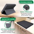 thumbnail image 4 of ProSource 18 Slot Sunglasses Organizer Box Stand Display Case/Tray, Fabric Lined &amp; Snap Close, 4 of 5