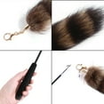 thumbnail image 3 of KYAIGUO Cat Toy Interactive Retractable Cat Wand Toy Cat Shaggy Foxtail Toy Fun Plush Cat Fishing Pole Toys for Indoor, 3 of 5