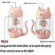 thumbnail image 2 of Mini 3 in 1 Cool Mist Air Humidifier Portable USB Cute Cat Humidifier 350ML for Home Office, 2 of 5