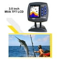 thumbnail image 5 of Tomshoo FF918-C100DS Color Screen Wired Fish Finder Dual Frequency 328ft100m Water Depth Boat Fish Finder, 5 of 9