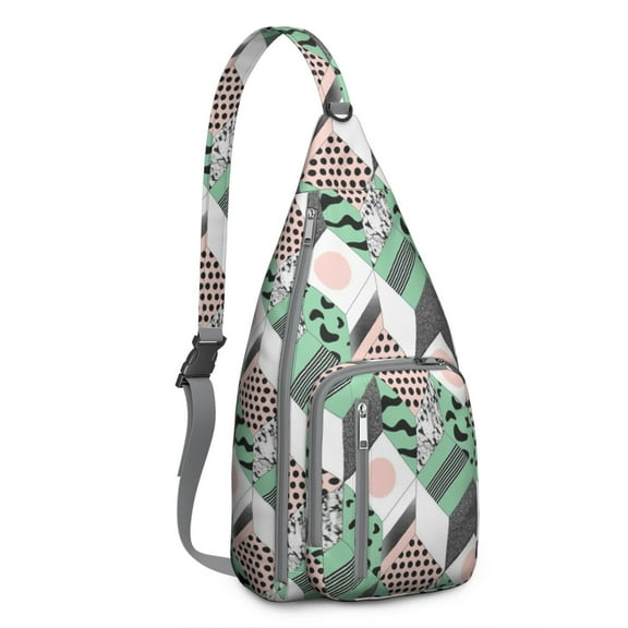 Bohemian Plaid Fanny Pack - Eclectic Checkered Waist Bag (Festival-Ready, Hands-Free Convenience)