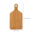 thumbnail image 2 of Raindrops Wooden Cutting Board with Handle for Kitchen Meal Preparation and Home Cooking, Chopping Block, 2 of 6