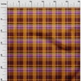 thumbnail image 2 of oneOone Cotton Poplin Twill Maroon Fabric Madras Check Quilting Supplies Print Sewing Fabric By The Yard 56 Inches Wide, 2 of 4