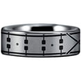 thumbnail image 5 of Tungsten Drummer's Ring, 5 of 6