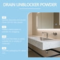 thumbnail image 6 of Pipe Drain Cleaner Powder Sink Clog Remover Hair Grease Blockage Dissolver Odor Eliminator Fast Acting Drain Cleaner, For Kitchen Bathroom Tub Floor Drain Unclogging Maintenance And Plumbing Care Use, 6 of 9