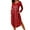 Christmas Red Plaid, variant on Avidlove Womens Long Sleeve Nightgown V Neck Nightshirts Sleepwear with Pockets