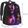 thumbnail image 2 of Rhea Ripley Backpack Rhea Ripley Kawaii 3d Printed Backpack Fan Merchandise Gift Laptop Bag Hiking Work Lightweight Backpack, 2 of 6