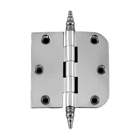 Brass Vintage Cabinet Hinge Chrome 3