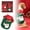 B, variant on Shadoumai Dog Christmas Sweater for Small Medium Dogs Cats Santa Claus Turtleneck Girl Dog Pullover Winter Warm Pet Clothes