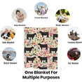 thumbnail image 7 of Yibo Cute Corgi Blanket Flannel Soft and Comfortable Anti-static Bed Sofa Blanket, 7 of 7