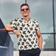 thumbnail image 4 of Balery Bulldog Sunglasses Face Camisa Polo de Hombre con Estampado, de Manga Corta y Tejido Medio, Camisa Tipo Golf Polo-4X-Large, 4 of 6