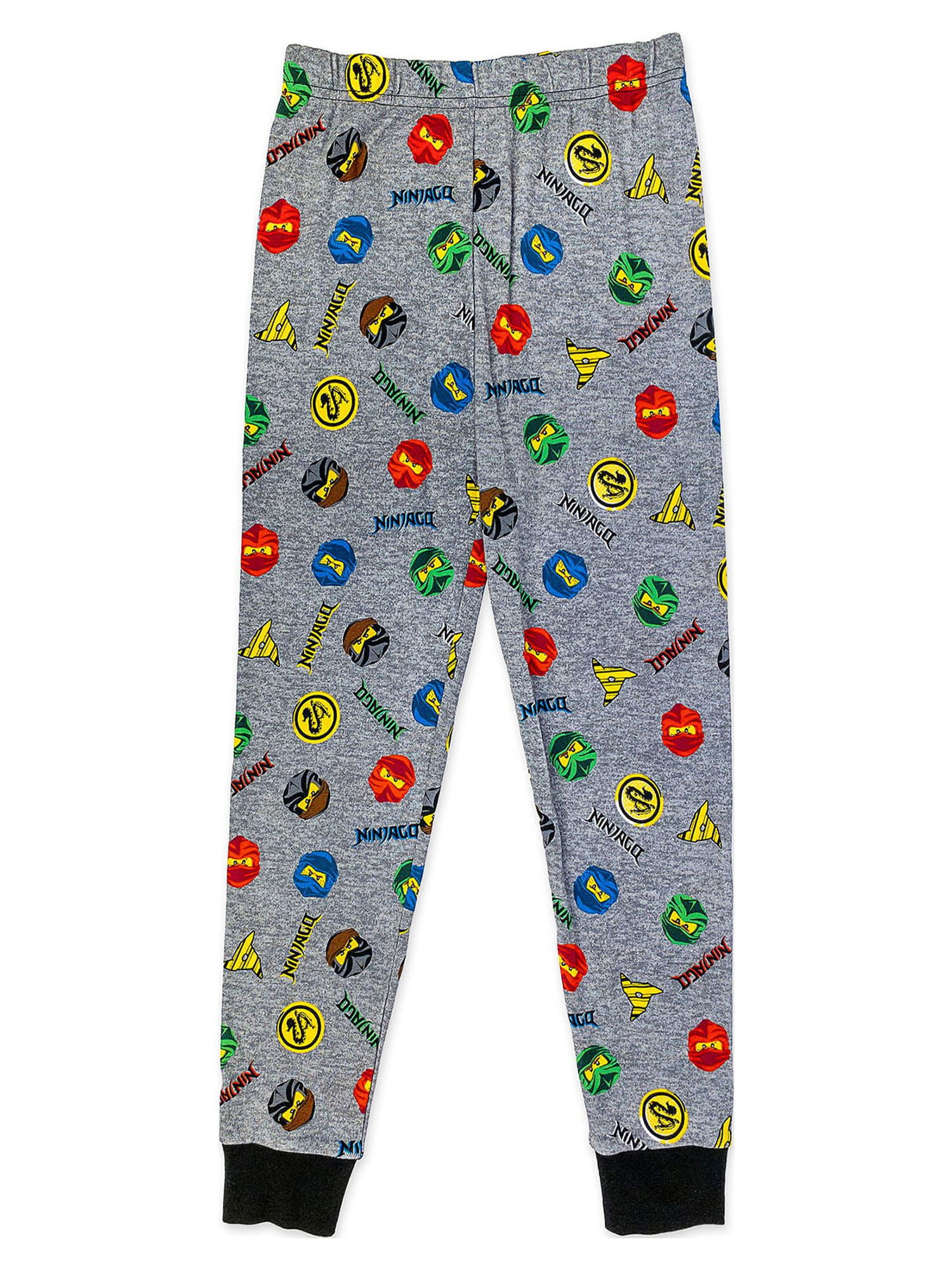 Lego Ninjago Boys Long Sleeve Tops and Long Pants 4 Piece Pajama Sleep Set Sizes 4 10 Walmart