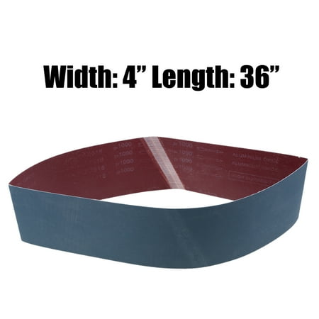 

4 x 36 Inch Sanding Belts 1000 Grit Aluminum Oxide Sander Belt Premium Sandpaper for Portable Belt Sander