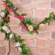 thumbnail image 5 of Gwong Decoración hogareña 1 PC 11 cabezas DIY Flor artificial Faux Seda Flor Vides Garland Simulación Planta Boda Decoración Gwong 21070538, 5 of 6