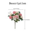 thumbnail image 4 of CreativeArrowy Artificial Hydrangea 10.6in Simulation Green Plants Fake Flower Multicolor Cloth+ Plastic Wedding Decoration Bouquet, 4 of 21