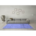thumbnail image 3 of Ahgly Company Indoor Rectangle Abstract Blue Modern Area Rugs, 5' x 8', 3 of 4