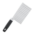 thumbnail image 1 of Crinkle Cutter, Humanized Curve Handle Wave Knife Surfaces Crinkle Potato Cutter Handheld  for Potato Carrot Chip Vegetable for French Fry, 1 of 7