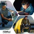 thumbnail image 5 of Foxelli Lampe Frontale Rechargeable à LED - Ultralégère, Étanche et Rechargeable par USB avec Lumière Rouge pour Course, Camping, Randonnée et Extérieur, 5 of 5
