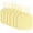 Yellow, variant on Memory Foam Honeycomb Non-Slip Back Chair Cushion Pad with Ties 6 Pack Yellow