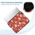 thumbnail image 2 of FORMRS 15"-15.6" Laptop Sleeve Protective Case Soft Carrying Quilted Computer Bag Cover, Christmas Ornaments Pattern, 2 of 7