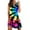 Multicolor, variant on PATLOLLAV Summer Dress for Womens,Sleeveless Ruffle Swing Flowy Beach Sun Mini Tank Short Dresses