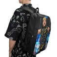 thumbnail image 5 of Logan Paul Backpack, 17 Inch Laptop Backpack, Water-Resistant BookBag, Adjustable Shoulder Straps, Durable 600D Polyester, 5 of 9