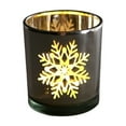 thumbnail image 2 of Glass Candle Holder Big Snowflake Decorative Candle Cup Holders - Decorative Votive Tealight Glass Cup for Christmas, Winter Home Decor, Holiday Centerpiece, 2 of 6