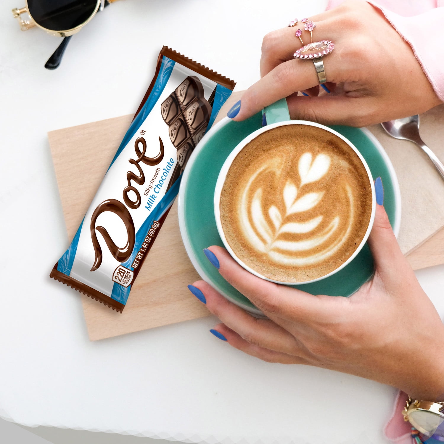 (6 pack) Dove Candy Milk Chocolate Bar, Full Size - 1.44 oz Bar