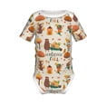 thumbnail image 2 of Balery Autumn In The Forest Pattern Baby Climbing Clothes Infant Bodysuit Cute Infant Bodysuit Baby Romper-3 Months, 2 of 7