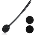 thumbnail image 1 of wonima11 Silicone Back Scrubber for Shower,Lengthen Bath Body Brush with Long Handle,Double Sided Shower Exfoliating and Massage Can Produce Rich Foam,Long Handle Men,Cb-black, 1 of 1