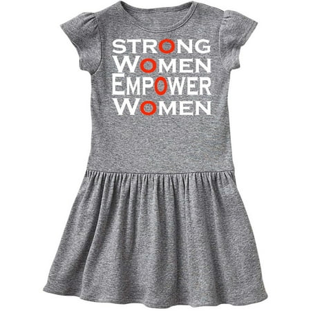

Inktastic Strong Women Empower Women Gift Toddler Girl Dress