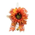 thumbnail image 2 of Artificial Sunflower Hanging Decor Thanksgiving Fall Harvest Wall Window Door Hanging Ornament for Home Party Festival Decorations, 2 of 6