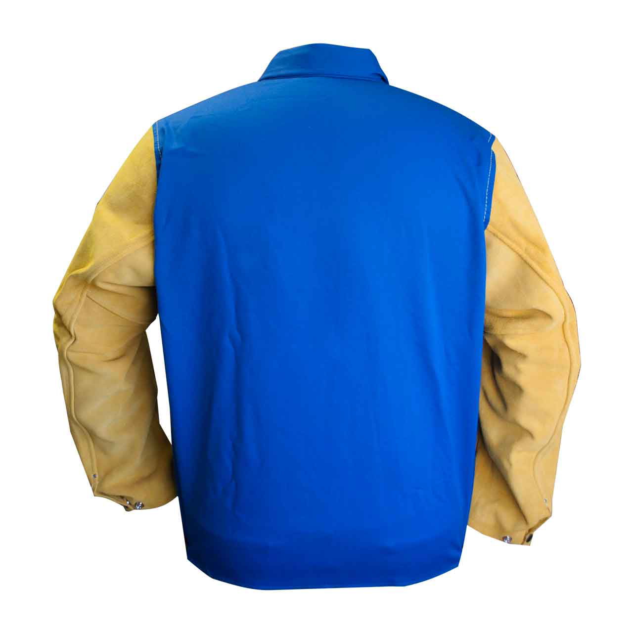 Blue FR Cotton/Leather Welding Jacket 3X-Large Tillman 9230 30" 9 oz 