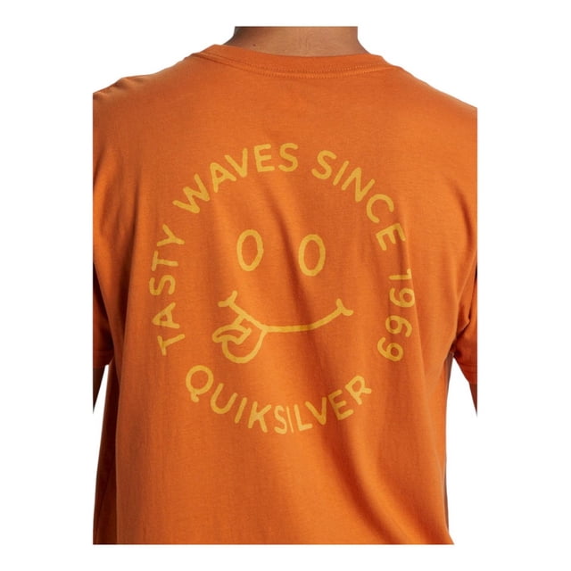 Playera Quiksilver Tasty Para Hombre Color Naranja Modelo AQYZT09460NNE0