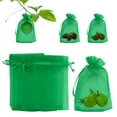 thumbnail image 1 of Bolsas de Protección de Frutas Uxcell 100 Pack - Bolsas de Malla para Frutas de 4x6 Pulgadas con Cierre de Cordón Aplicables a Plantas (Verde Pasto), 1 of 7